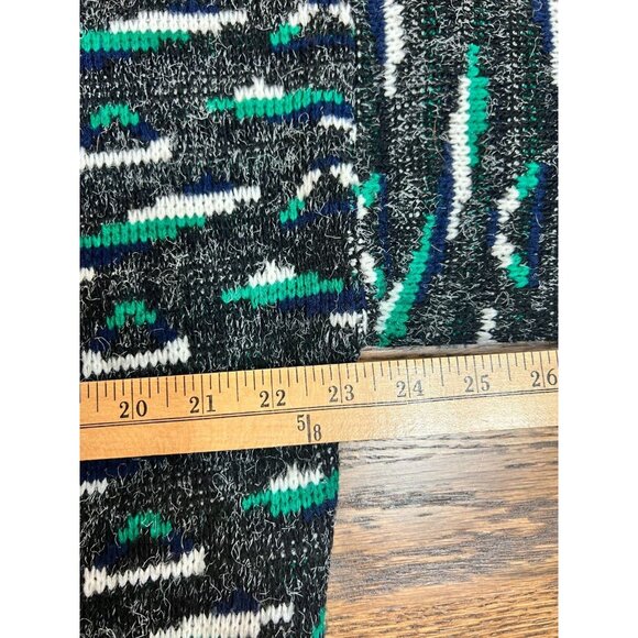 Vintage Scandia Mens Black Knit Button Up Sweater Cardigan - Picture 12 of 13